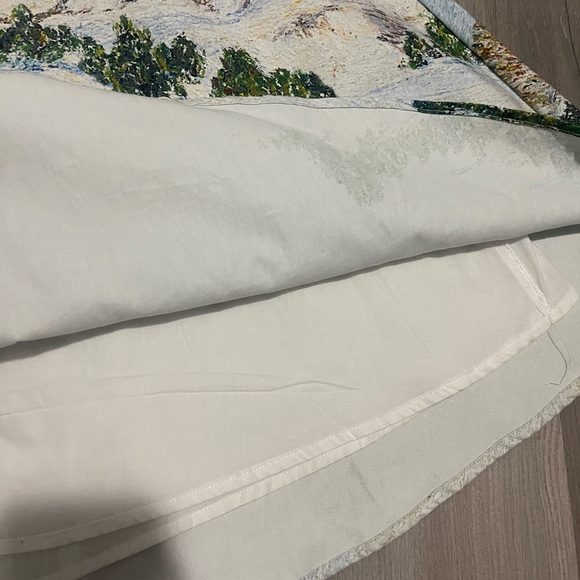 NWT Anthropologie Corey Lynn Calter Winter Wonderland Midi Skirt Size 1X - Picture 6 of 7